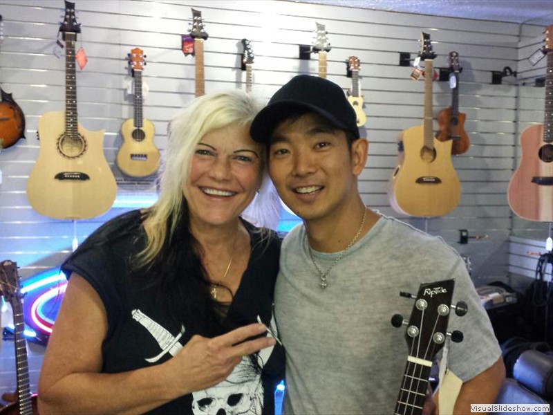 Kat James and Jake Shimabukuro